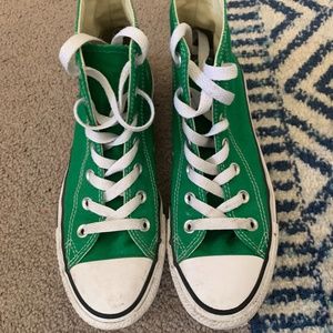 Converse All Stars (Green size 7.5)